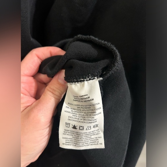 Nike Standard Issue Hoodie Women’s Large Black Pocket Zipper - Picture 5 of 9